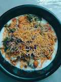 Chhole tikki chat