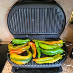 A picture of George Foreman Roasted Hatch Green Chile.