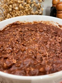 Una foto de Porridge de chocolate 3 min sin azúcar