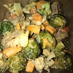 A picture of Tahini Veggies.