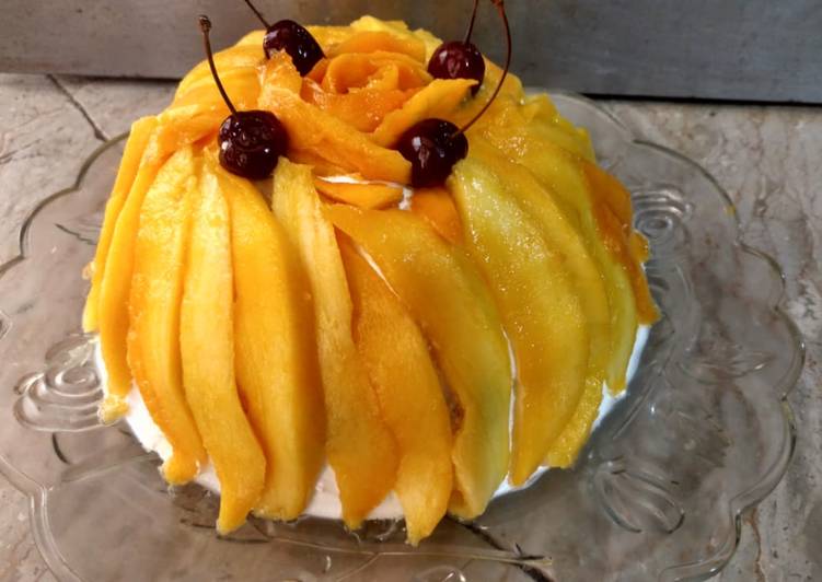 How to Make Yummy Mango Tres Leches Cake🎂