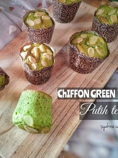 Foto resep Chiffon green tea putih telur