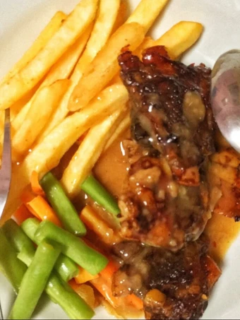 Cara Gampang Membuat Resep Roasted Beef Ribs (Iga Bakar) with brown sauce Anti Ribet, Menggugah Selera