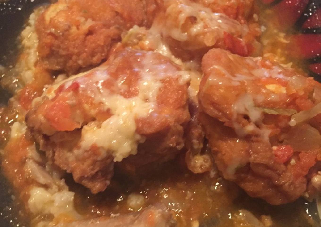 Coliflor en salsa!!!