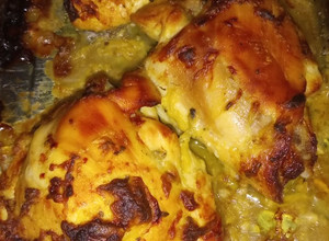 Una foto de Pollo a la mostaza al horno 😃🍗