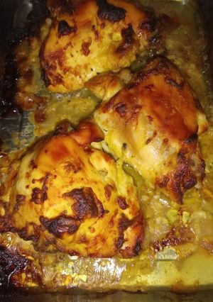 Una foto de Pollo a la mostaza al horno 😃🍗