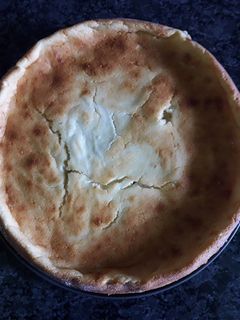 Une photo de Gâteau de fromage blanc vanille