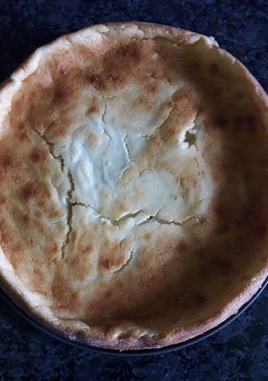 Une photo de Gâteau de fromage blanc vanille