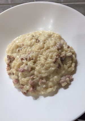 Foto di Risotto panna salsiccia e asiago