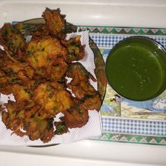 A picture of Palak ke pakore.