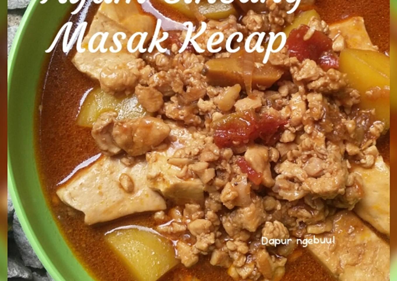 Ayam cincang Masak Kecap