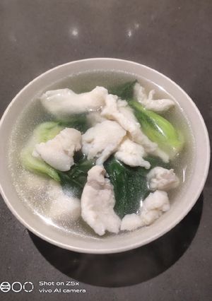 A picture of Bakchoy Soup.