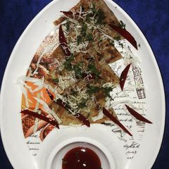 A picture of Indian Style Quesadillas.