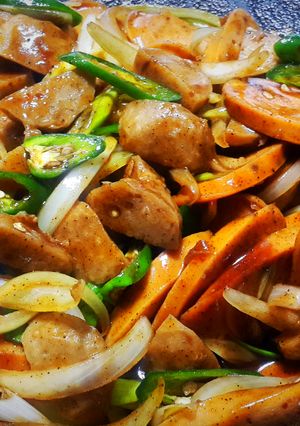 Foto resep Sosis Baso Lada Hitam #BikinRamadanBerkesan