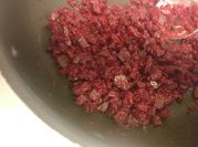 A picture of beet root sabji
