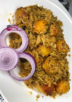 A picture of Healthy Onion rice.