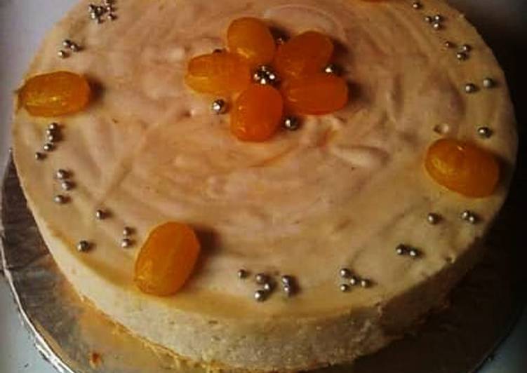 Recipe: Delicious Mango mousse cake 🍋🎂