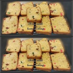 A picture of 🎂🍒🍇🍊Light Fruit Cake🍇🍊🍒🎂.