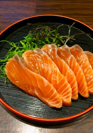 A picture of Cured Salmon with Salt & Vinegar.