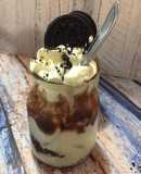 Cheesecake oreo en vasitos