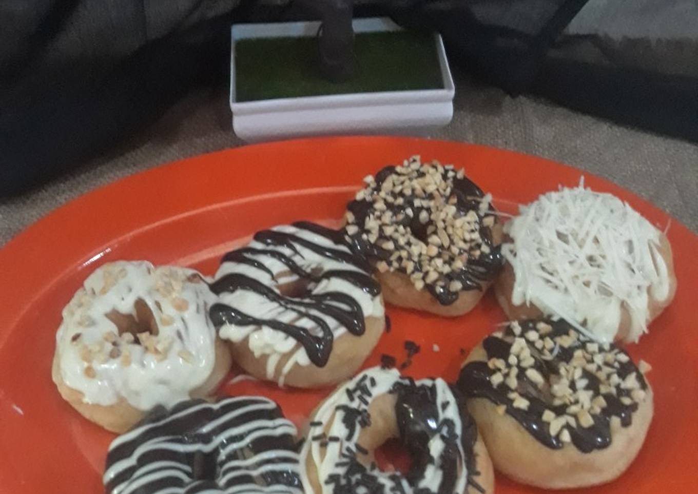 Donat dari nasi sisa (eggless)