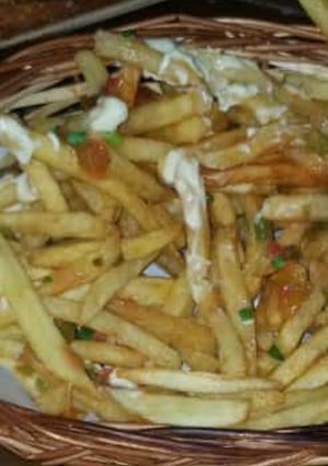 A picture of Irish potatoes Chips.