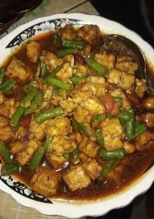 Foto resep Tumis Kacang panjang dan Tempe