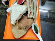 A picture of veg curd sandwich