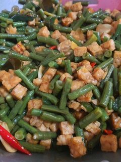 Foto resep Tumis Tempe Kacang Panjang