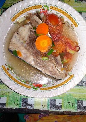 Foto resep Sup kepala salmon