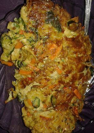 Foto resep Omelete mie sayur