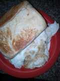 Toasted bread and egg