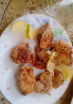 صورة لوصفة سمك بونيط مقطع دوائر في المقلاة ومذاق لا يقاوم 🐟🐟🐟
