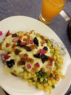 صورة لوصفة بطاطا مشوية على الطريقة التركية