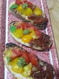 Three-Tomato Bruschetta