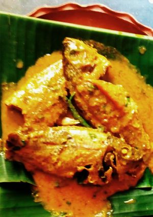 A picture of Telapia fish curry.