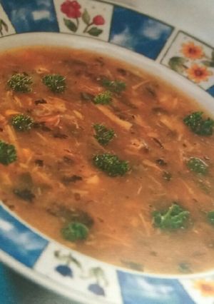 A picture of Pepper chicken soup.