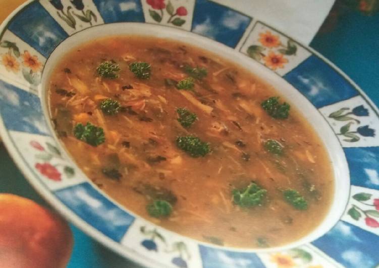 Pepper chicken soup