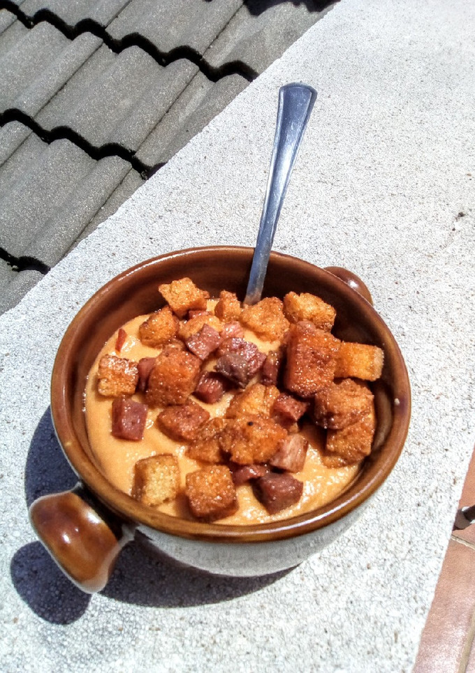 Una foto de Crema de judiones a la Justa
