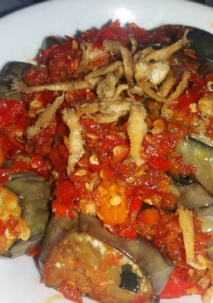 Foto resep Sambel terong,teri balado