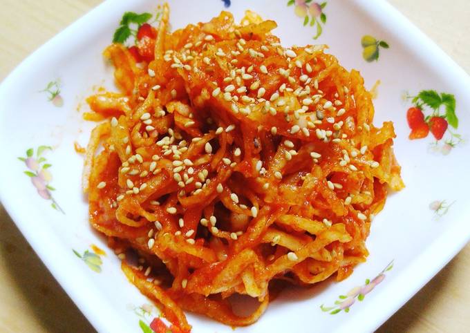 ALLURE가 작성한 새콤 달콤 무생채 레시피 - Cookpad Allure가 작성한 새콤 달콤 무생채 레시피 - Cookpad