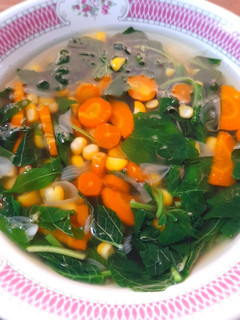 Foto resep Sayur Bening Bayam Jagung
