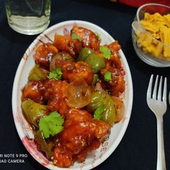 Super delicious Chilli paneer A picture of Super delicious Chilli paneer.