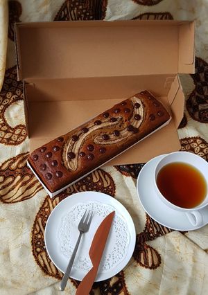 Foto resep Cake pisang (coklat topping)