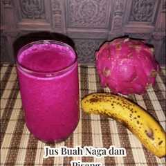 Jus Buah Naga dan Pisang-レシピのメイン写真