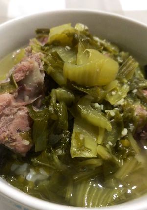 Foto resep Bakut Babi Sayur Asin