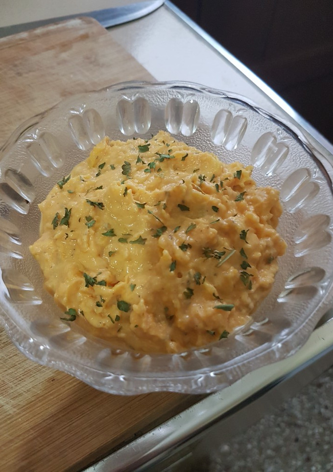 Una foto de Crema de calabaza