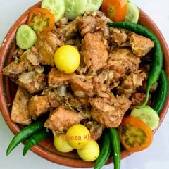 A picture of Chicken Karahi Without tomatoes.
