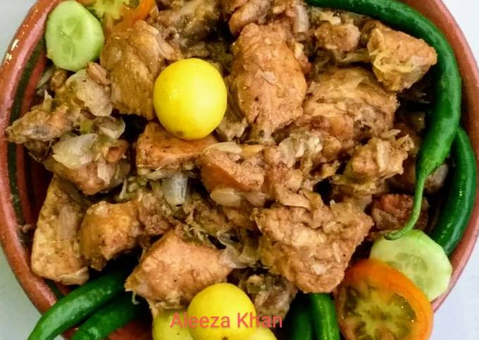 Chicken Karahi Without tomatoes