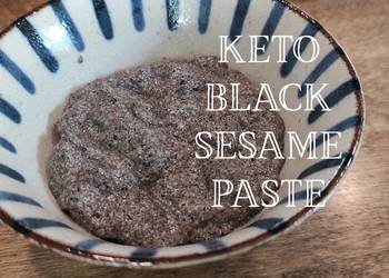 Easiest Way to Cook Appetizing Keto Black Sesame Paste